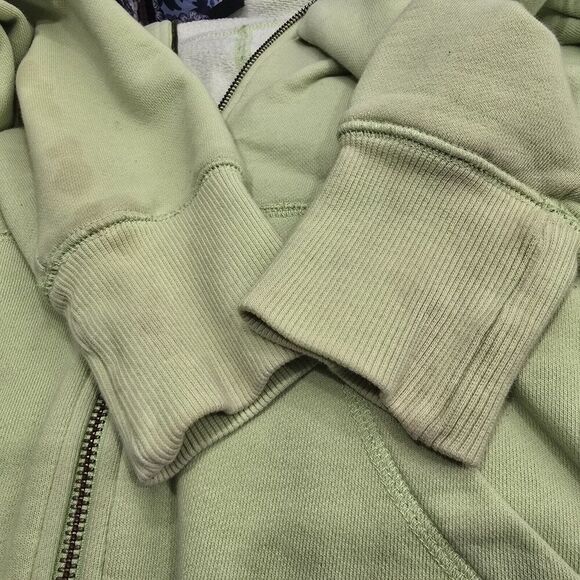 Outdoor Research Hoodie Women Medium Green Embroidered Zip Sweatshirt Dandelion - Picture 4 of 12